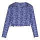 Santa Cruz Γυναικεία μακρυμάνικη μπλούζα Delfino Flower Mesh Crop LS Top